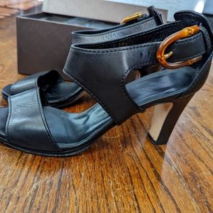 Gucci Lifford Sandals size 39 black heels